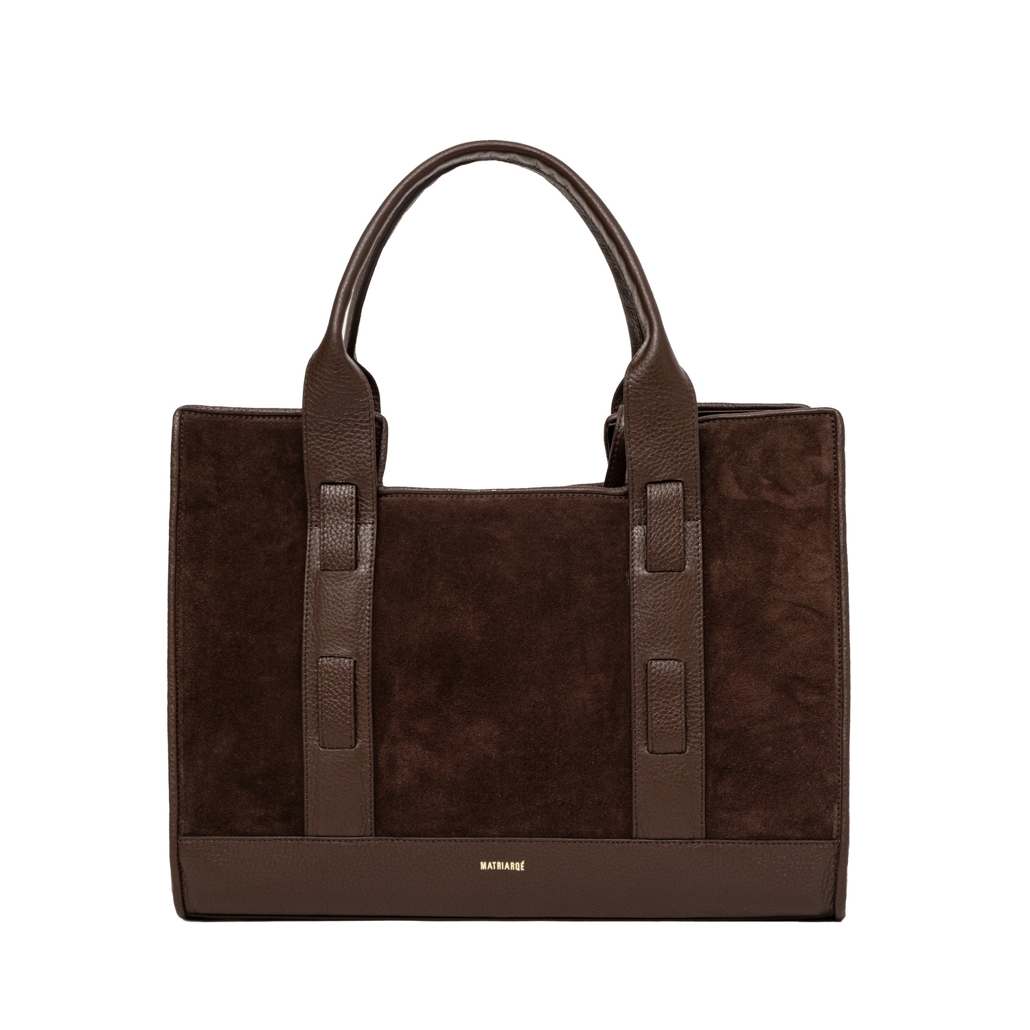 Magna Tote Bag In Suede