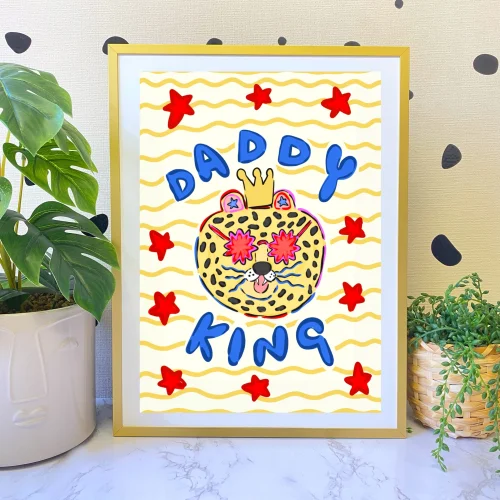 Hello Melody - Daddy King Print