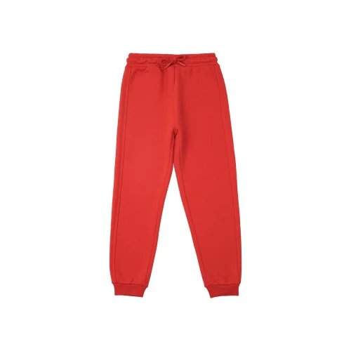 Plain red sweatpants sale