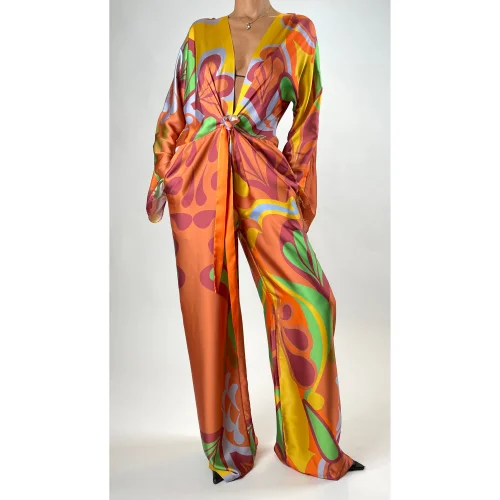 Hangout Design Store - Sundance Chiffon Satin Jumpsuit