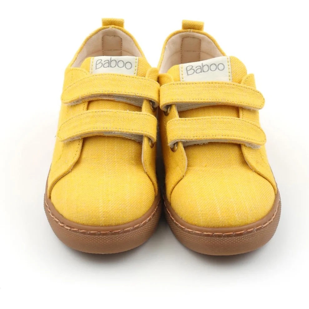 Baboo - Fabric Sneaker Daily Baby And Children's Shoes 26 Yellow | hipicon