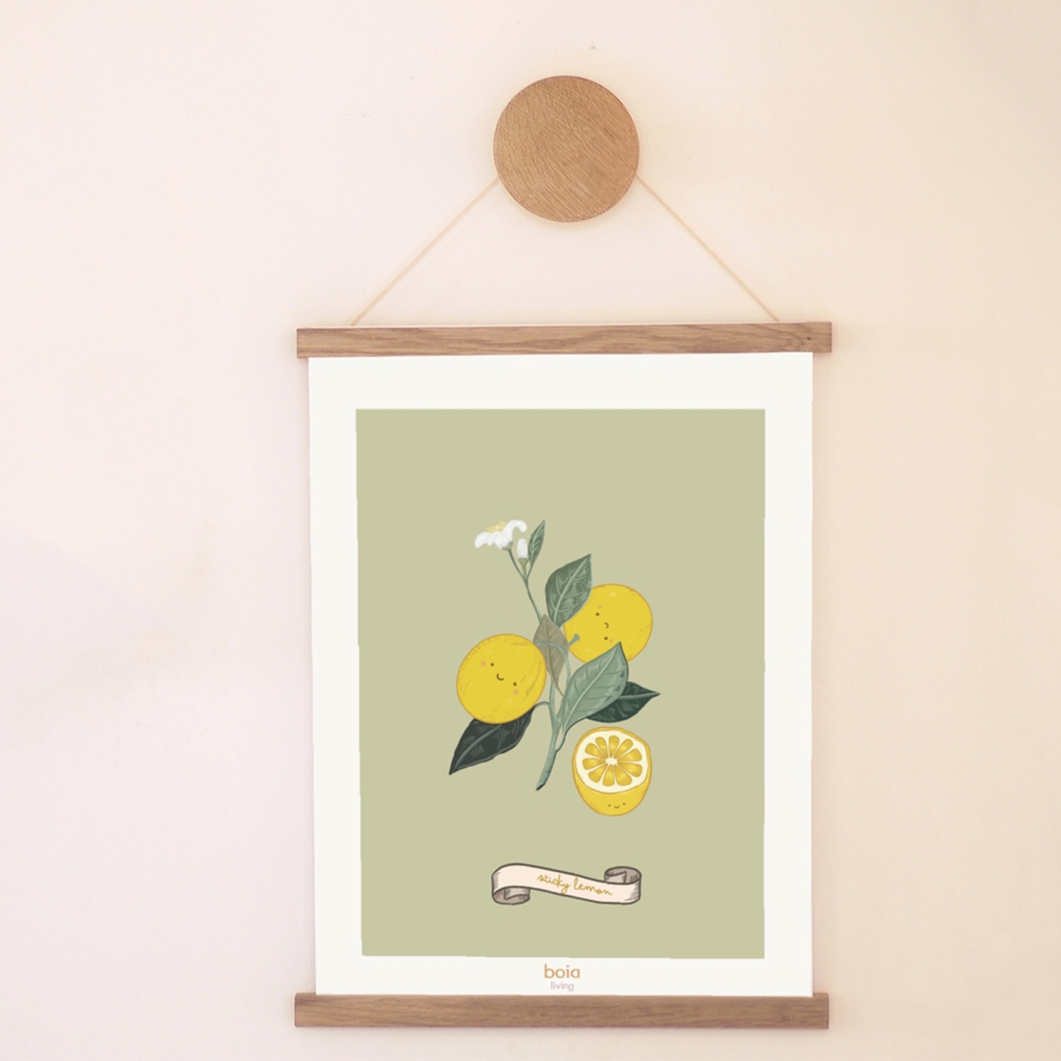 Sticky Lemon Poster