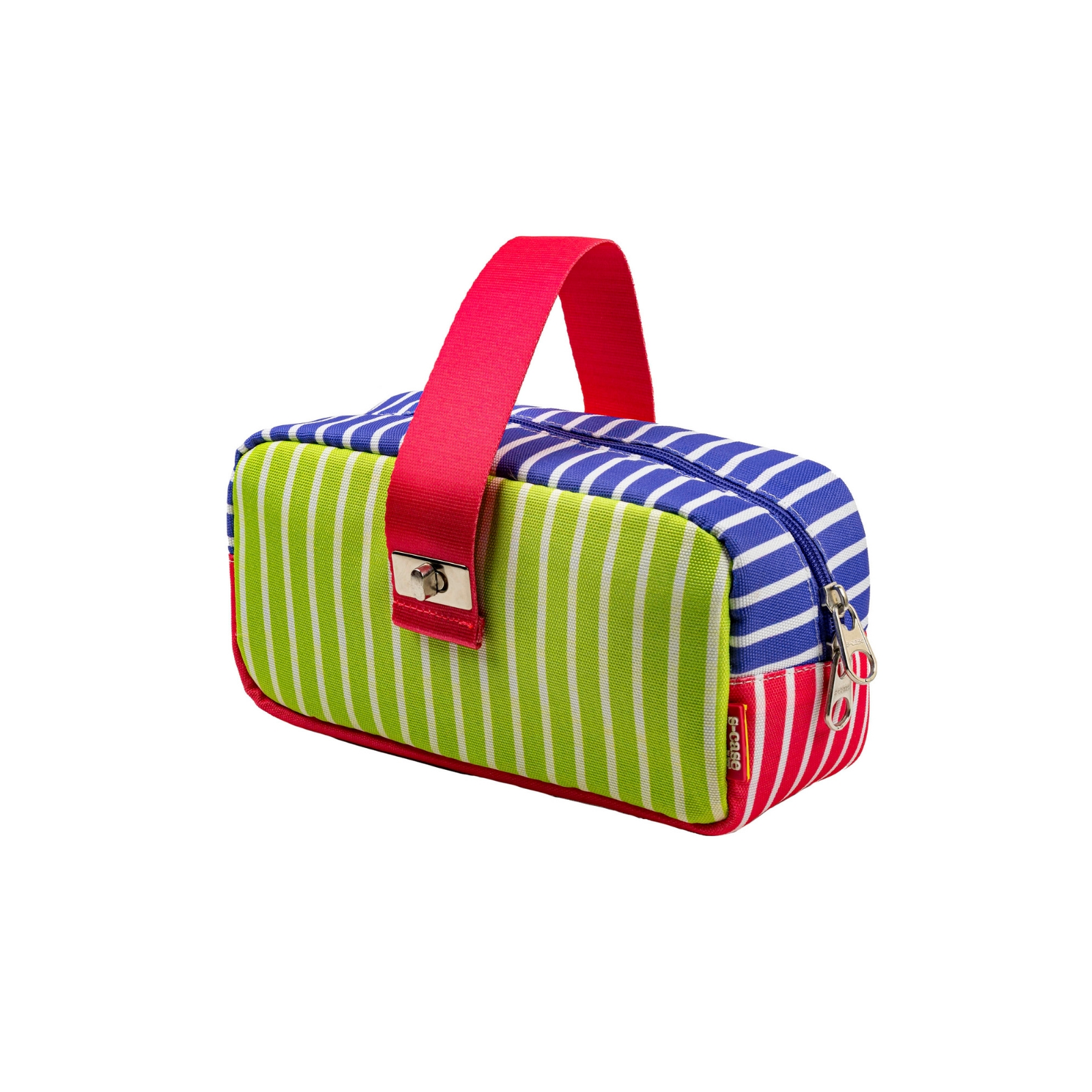 S-case Striped Beach Bag / Makeup Bag