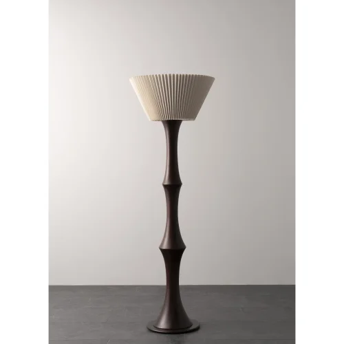 Pinot Interior - Mullen Floor Lamp Wooden Floor Lamp