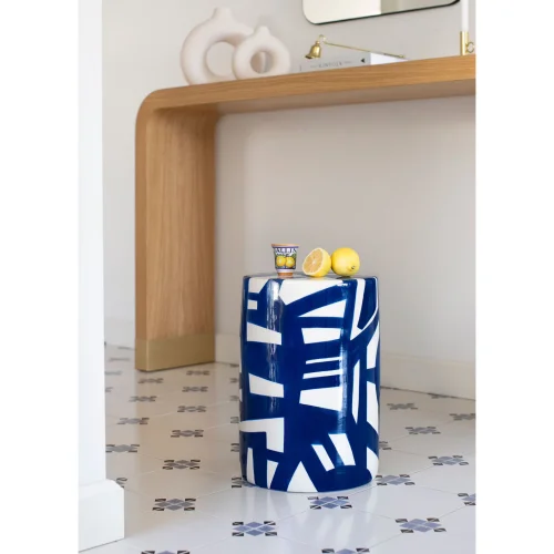 Pinot Interior - Mykonos Handmade Ceramic Side Table