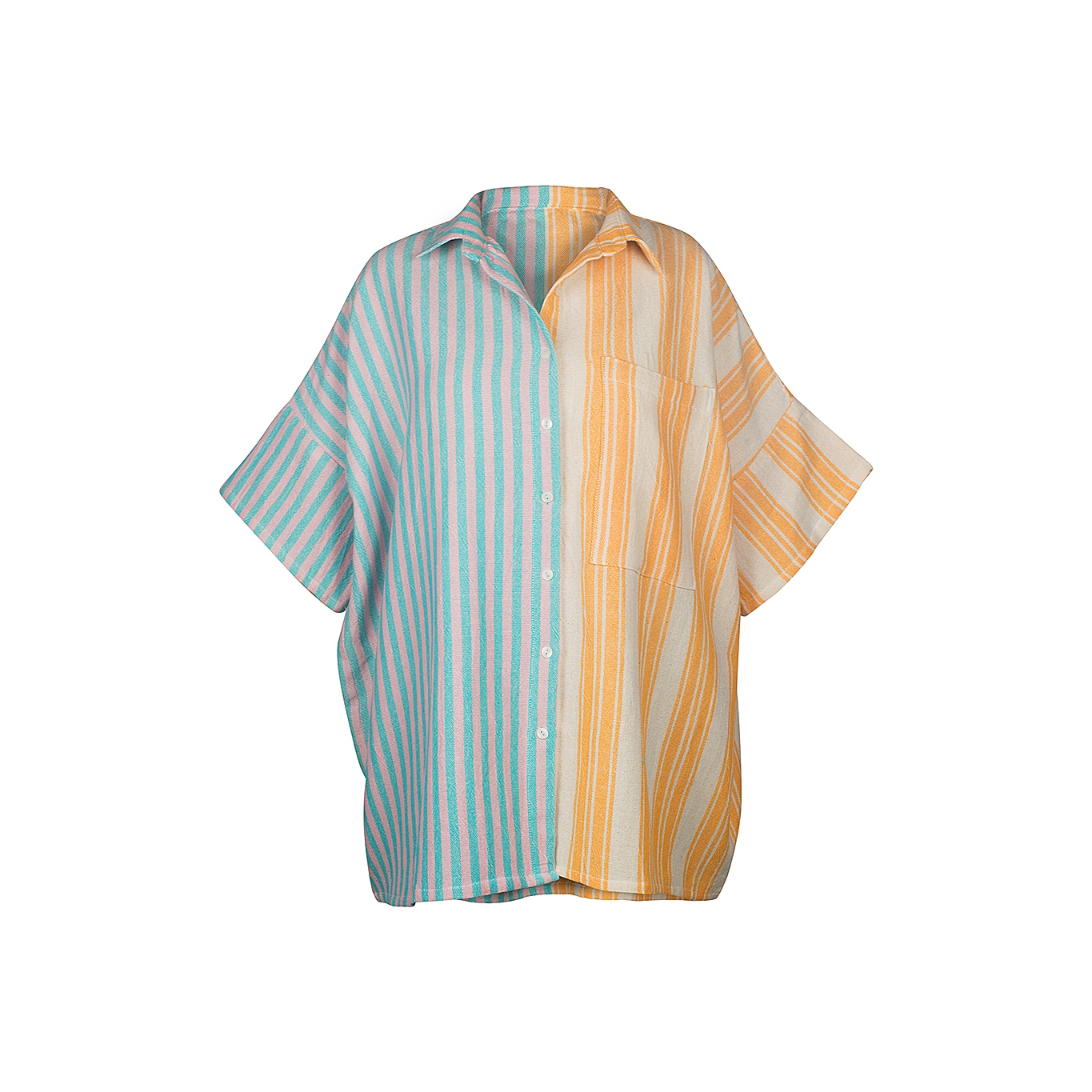 Fern - Oversized Striped Shirt