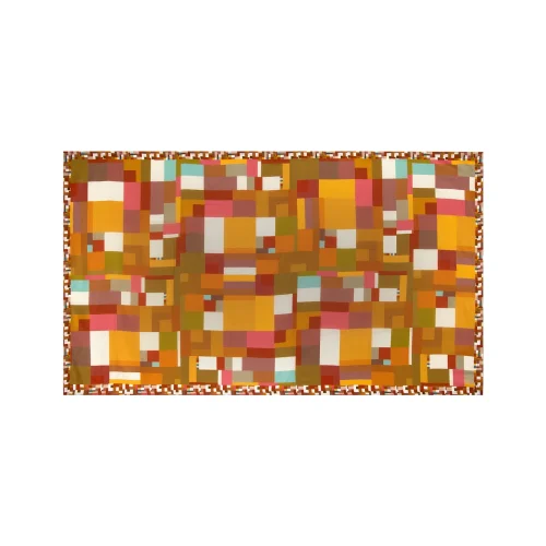 AniStudio - Iris - Linen Abstract Printed Tablecloth