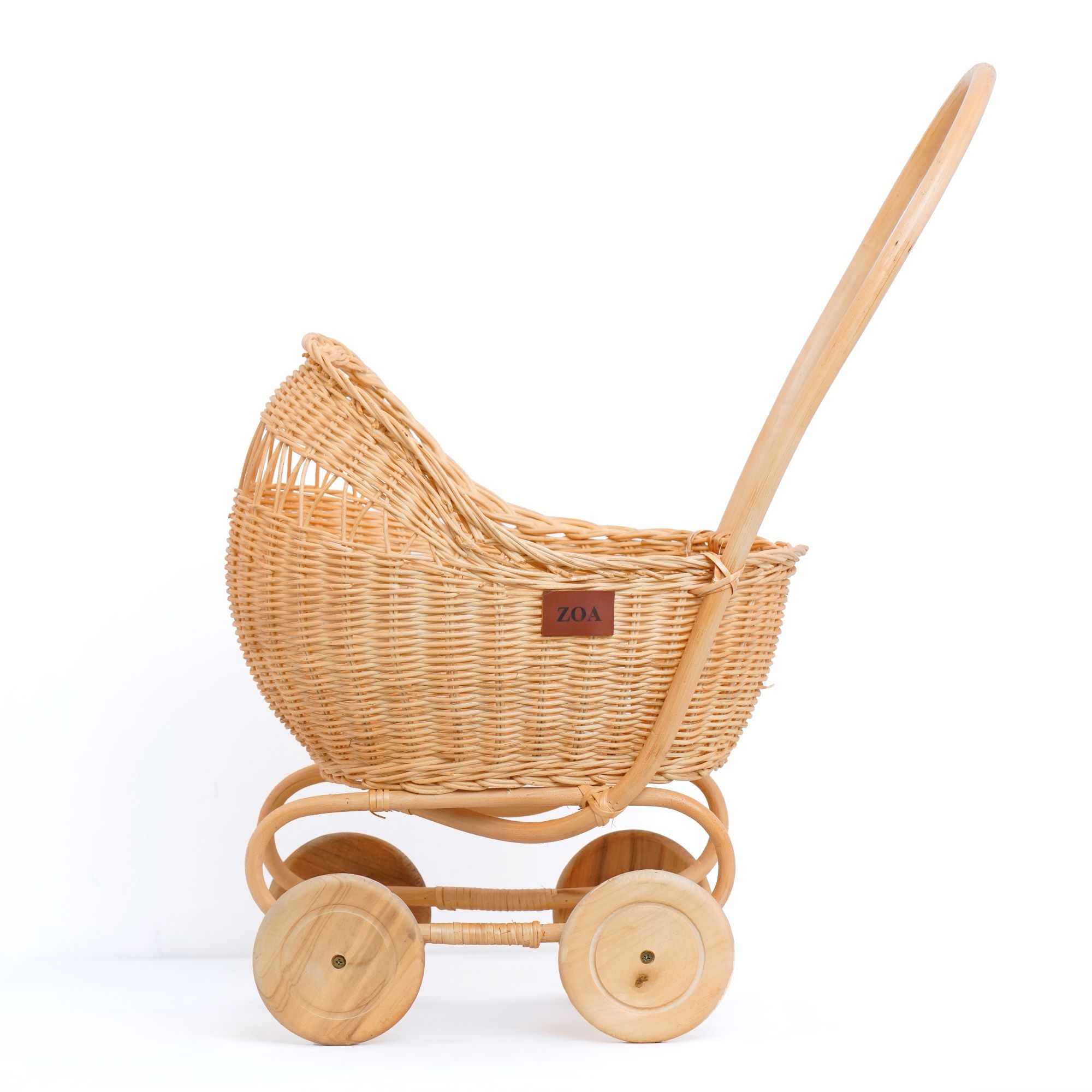 Rattan Doll Stroller