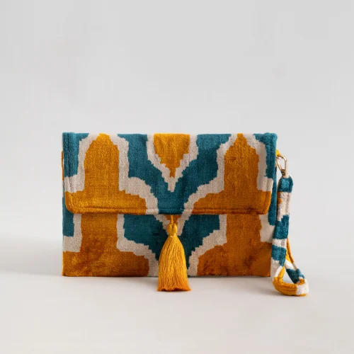 La Casa Antica - Silk Velvet Clutch Bag