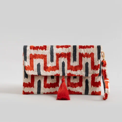 La Casa Antica - Silk Velvet Clutch Bag - Il