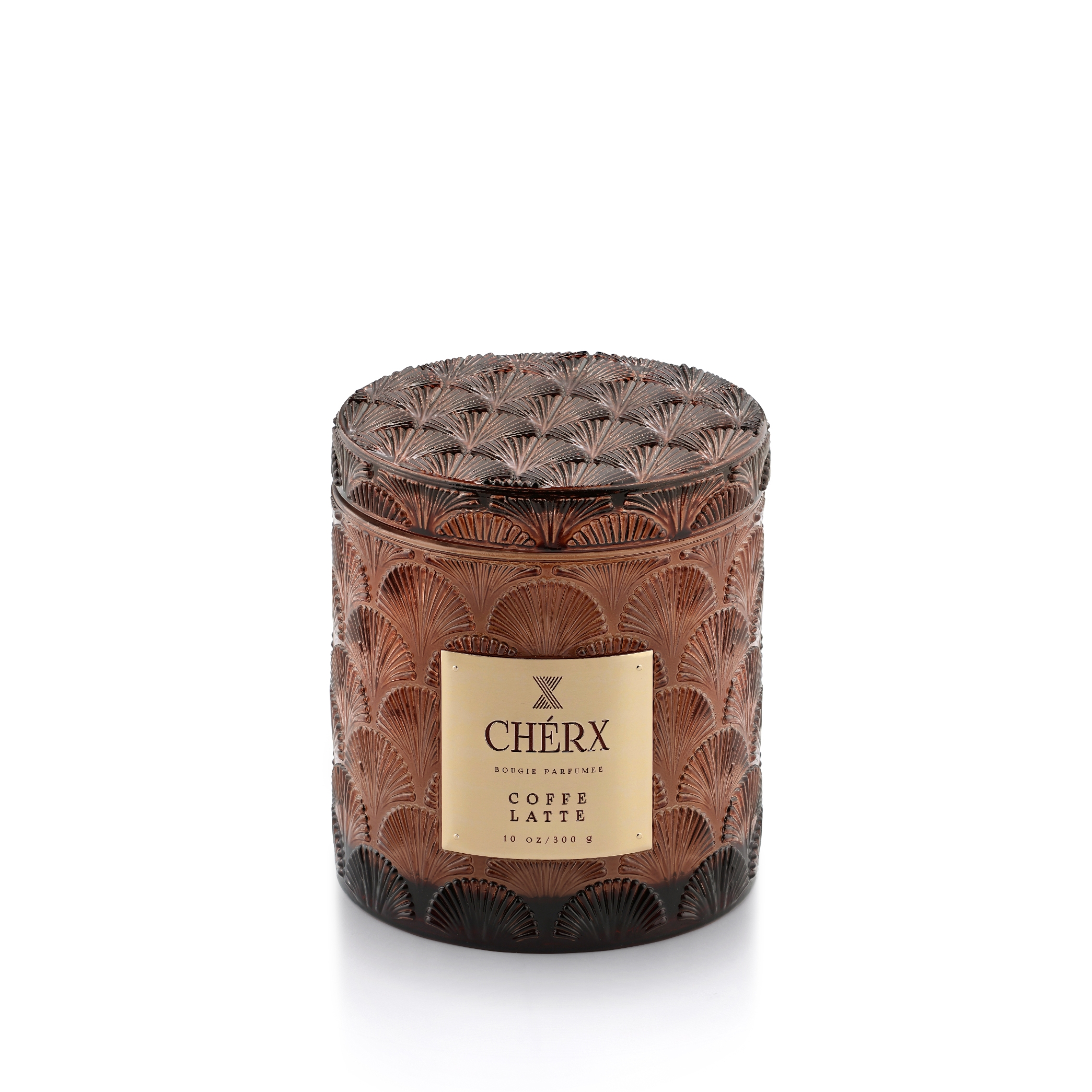 Cherx Coffee Latte Glass Jar Candle