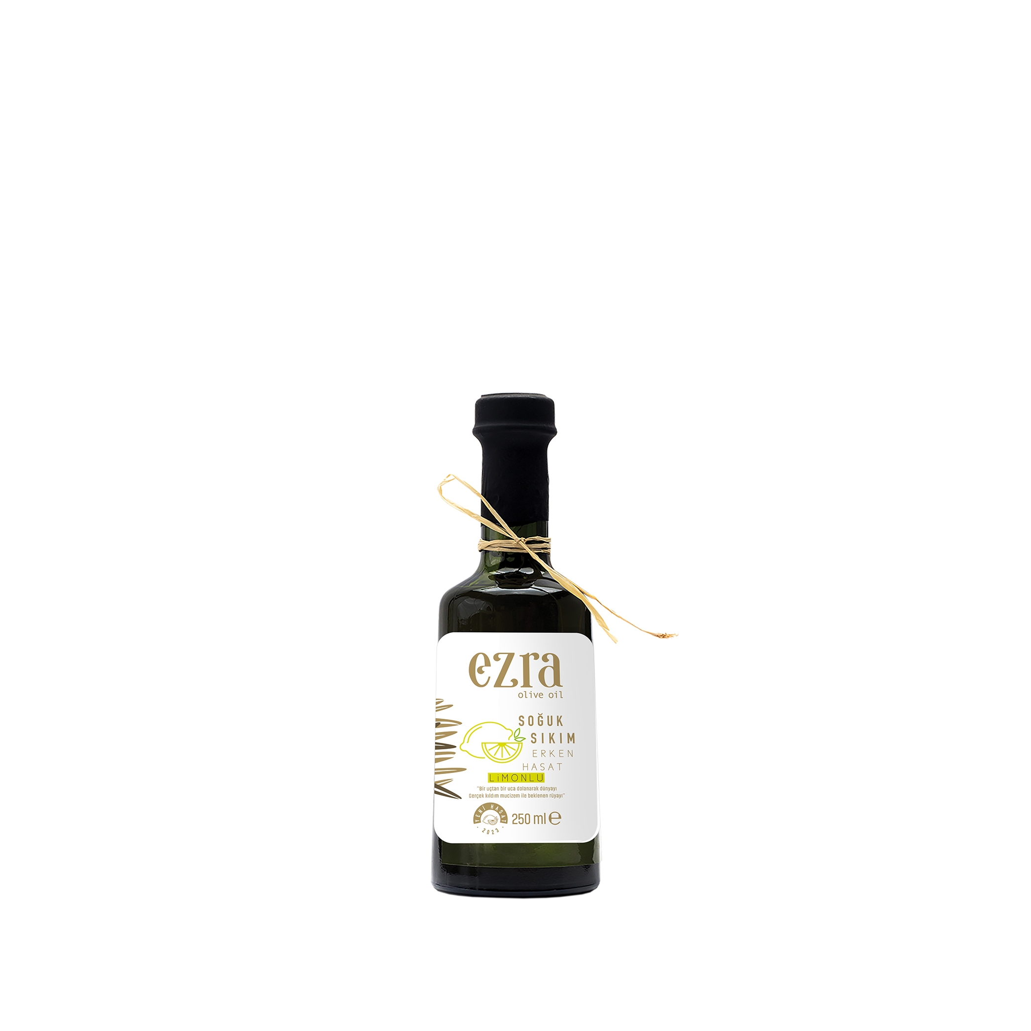 Soğuk Sıkım Naturel Erken Hasat Limonlu Zeytinyağı 250 Ml