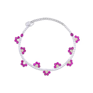 Half-daisy Choker Dragonfruit