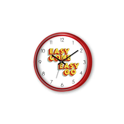 The Mia - Hype Wall Clock Easy Come 30 Cm