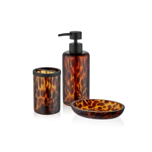 Leo Bathroom Set Amber 3 Pieces - 1