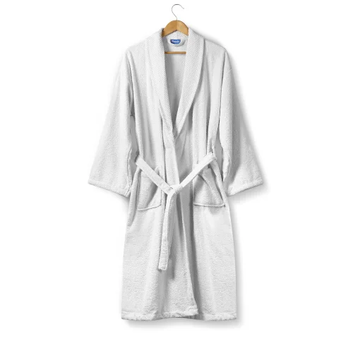 Bluenity - Softy-natural Cotton Extra Soft Bathrobe 50x90 Towel Set