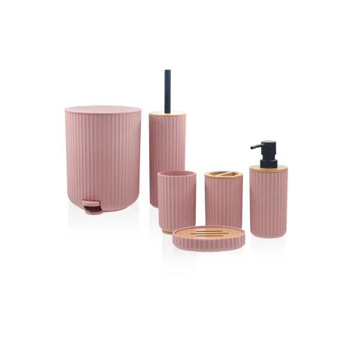 The Mia - Stripe Bathroom Set 6 Pieces