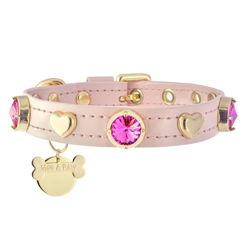 Designer dog collars swarovski clearance