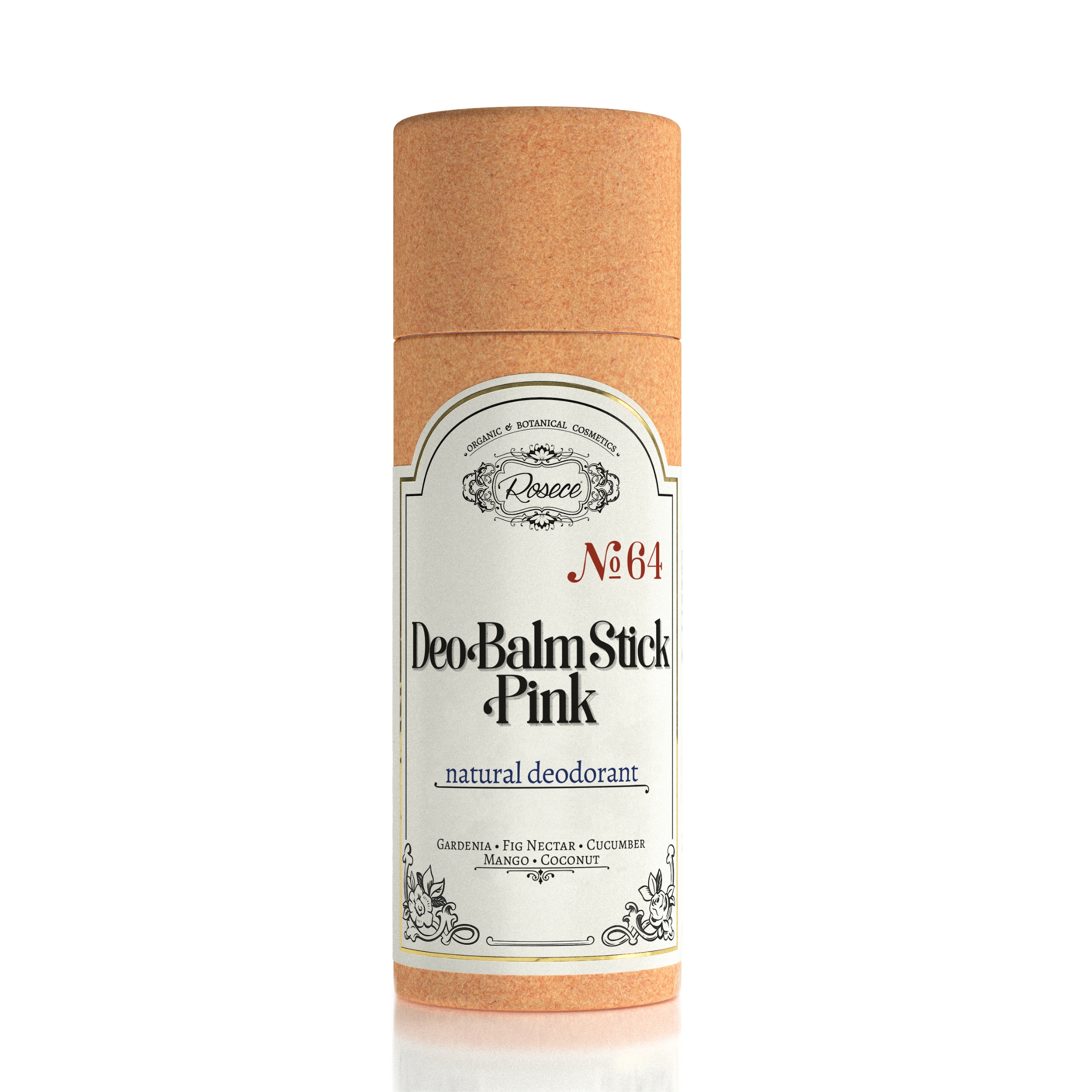 Deo Balm Stick Pink | Doğal Koltuk Altı Deodorant Roll On Vegan | Unisex 60 Ml