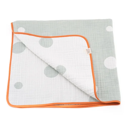 Magnolia Textile - 4 Layer Muslin Baby Blanket - Iv