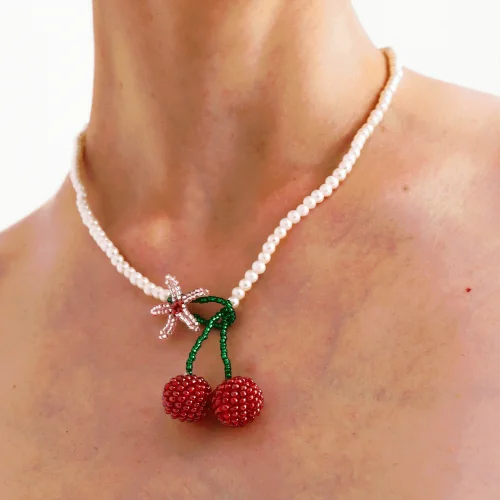 Ava Villain - Cherry Necklace