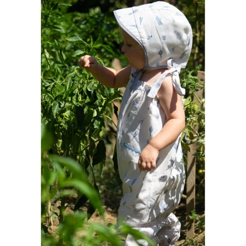 Auntie Me - Organic Gardening Double Faced Bonnet Hat