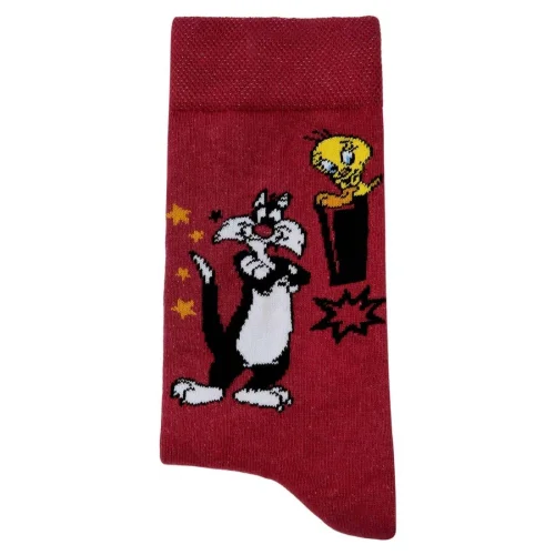 DOGO - Unisex Vegan Socks - Warner Bros Best Of Tweety And Sylvester Design