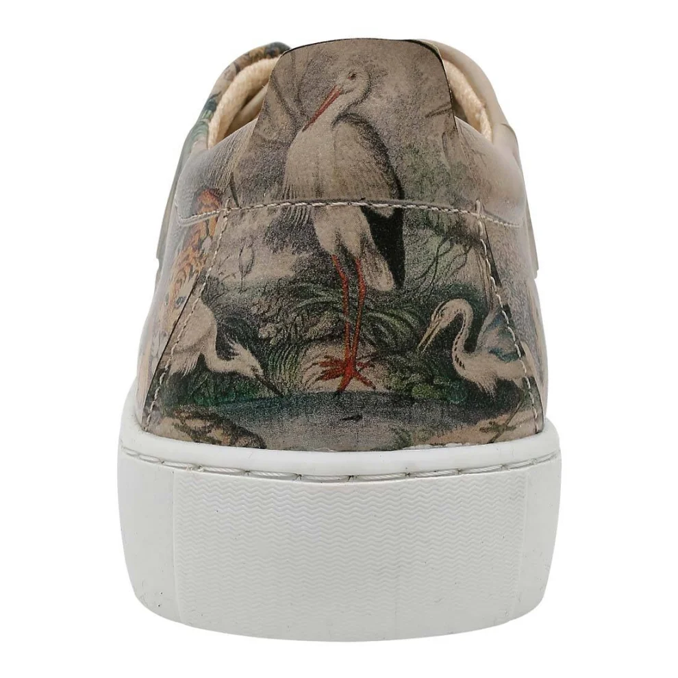 DOGO - Women Vegan Leather Sneakers - Jungle Serenity Design