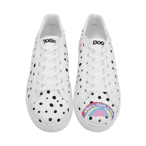 DOGO - Men Vegan Leather Sneakers - More Self Love Design