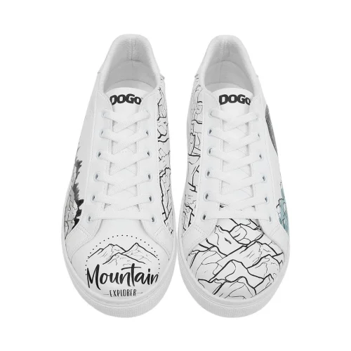 DOGO - Men Vegan Leather Sneakers - Mountain Explorer Design