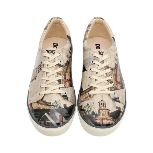 DOGO - Men Vegan Leather Sneakers - Time To Ring The Bells Design