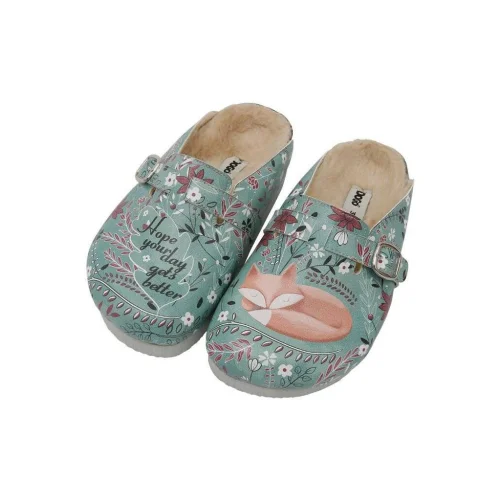 DOGO - Kids Vegan Leather Slippers - Spirit Animal Design