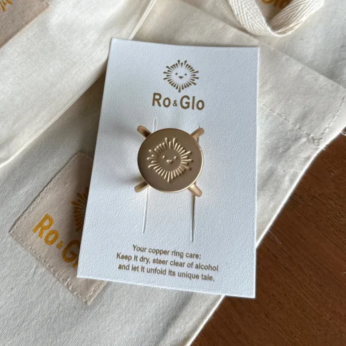 Ro&Glo - Copper Scarf Ring