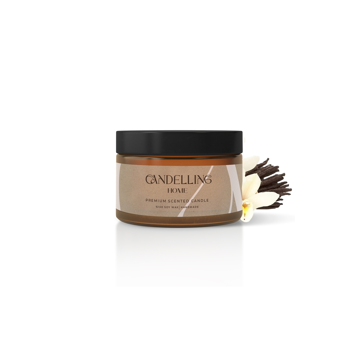 Candelling Home Series 100 Ml Premium Candle Vanilla