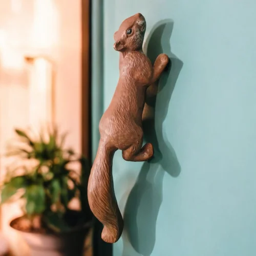 Merve Arslan Art - Squirrel Wall Sculpture