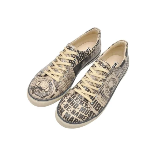 DOGO - Men Vegan Leather Sneakers - Warner Bros Daily Prophet Harry Potter Design