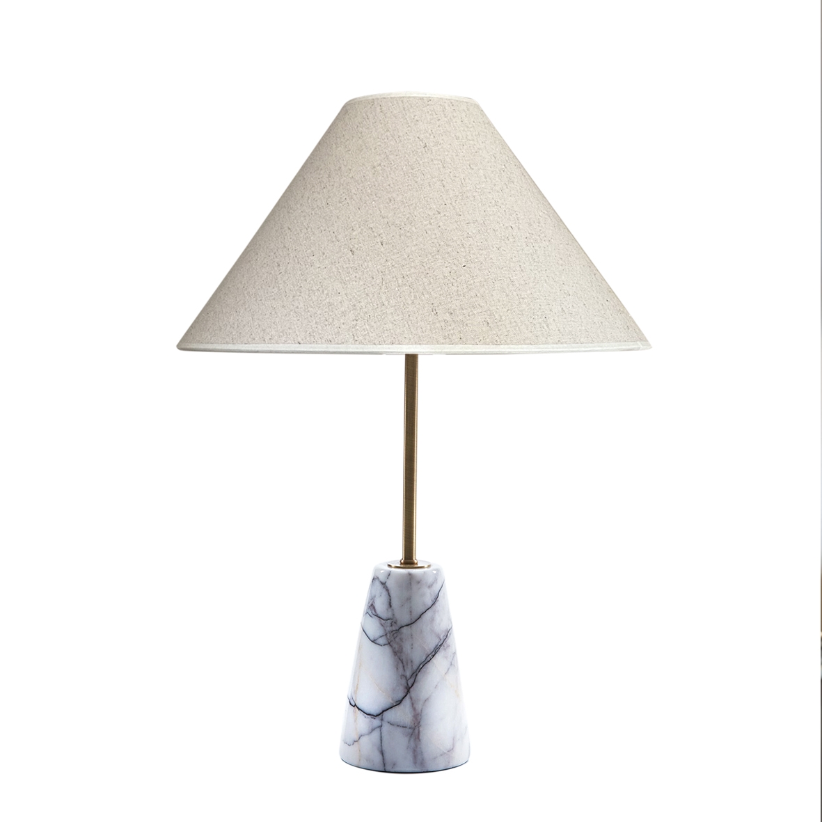 Shorty Cone Marble Table Lamp - I