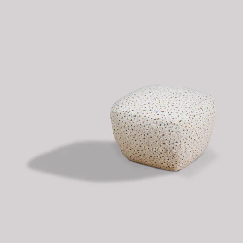 Mazu Design Studio - Stone Terrazzo Pouf