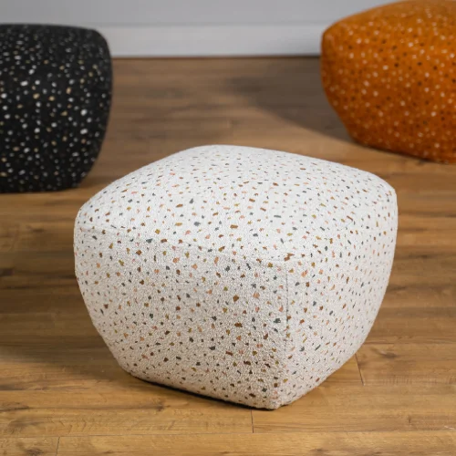 Mazu Design Studio - Stone Terrazzo Pouf