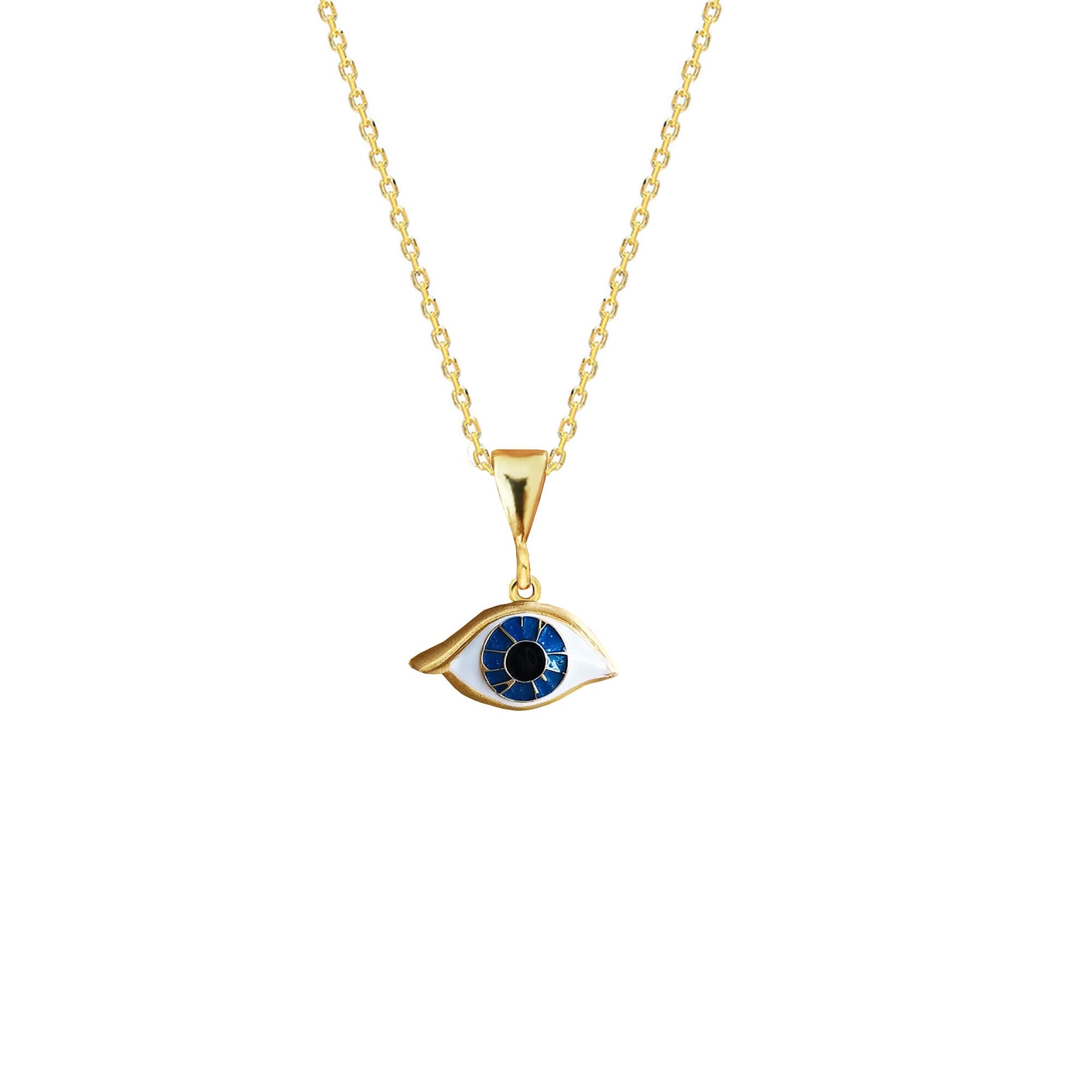 Green Evil Eye Necklace