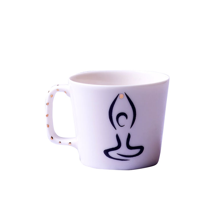 Porcelain Yoga Mug No:2