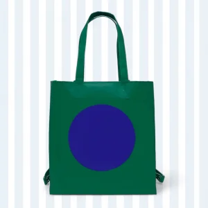 Green W/ Blue Dot Bag