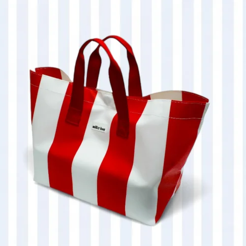 Milky Bag - Red Striped Bag