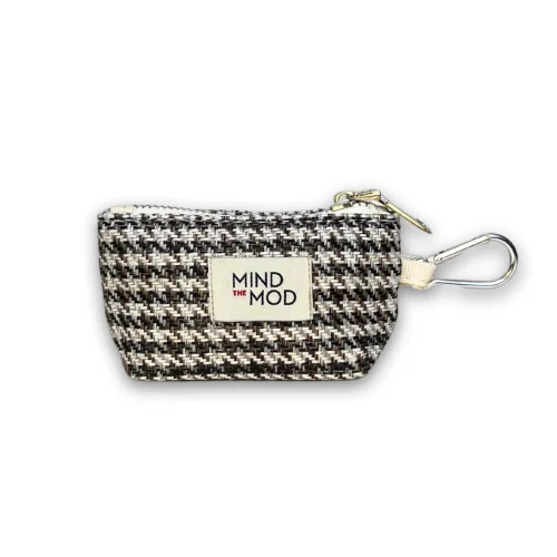 Mind The Mod - Hound's Tooth Poop Bag Pouch