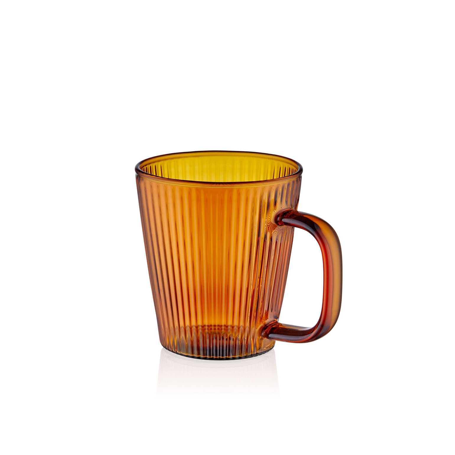 Striped Borosilikat Cam Kupa 130 Ml