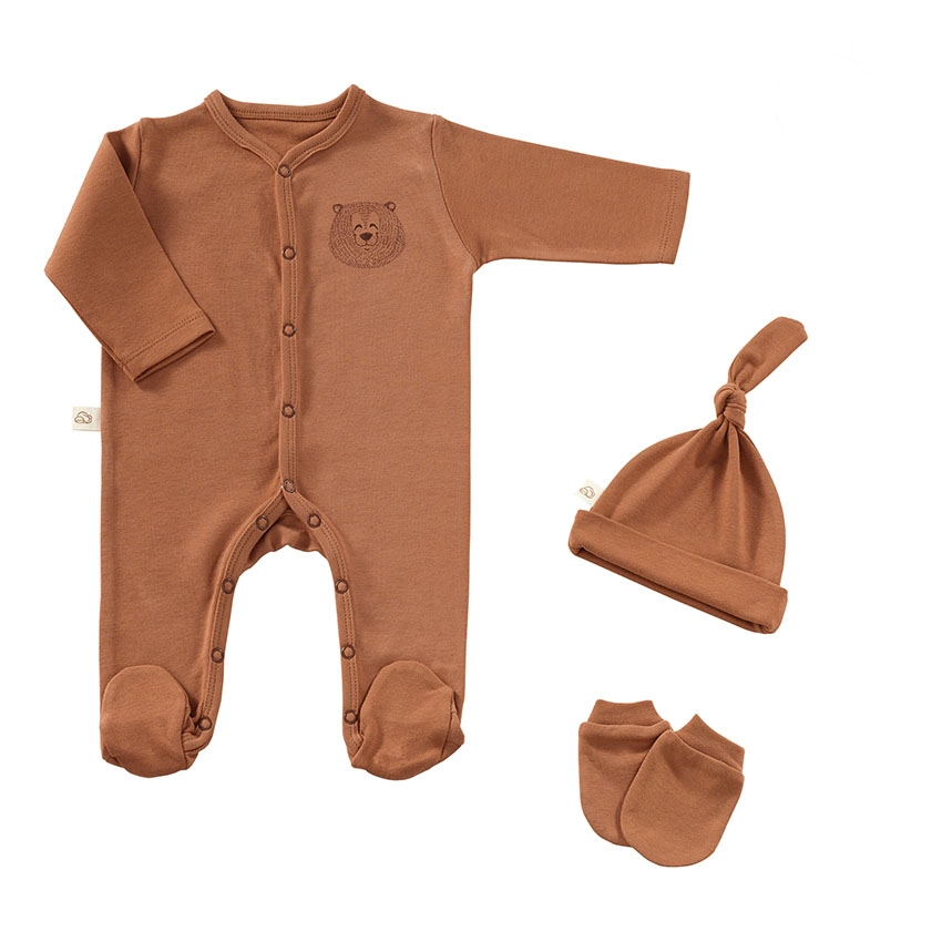 Honey Bear Organic Baby Set