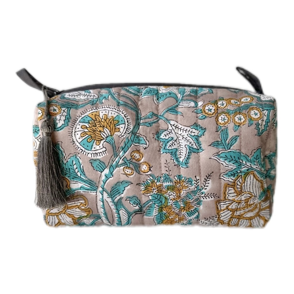 Jane Quilted Makeup Bag