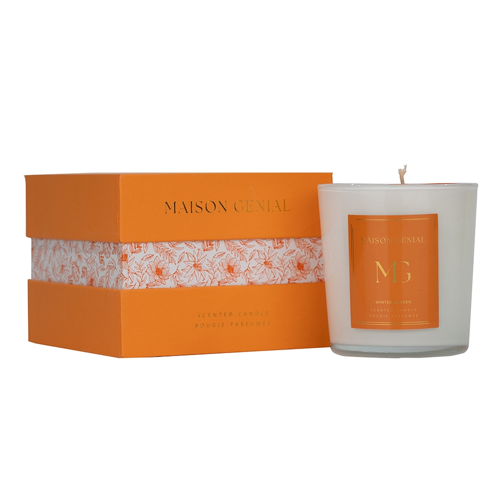 Luxury Winter Garden Candle Large Size 290 Gr