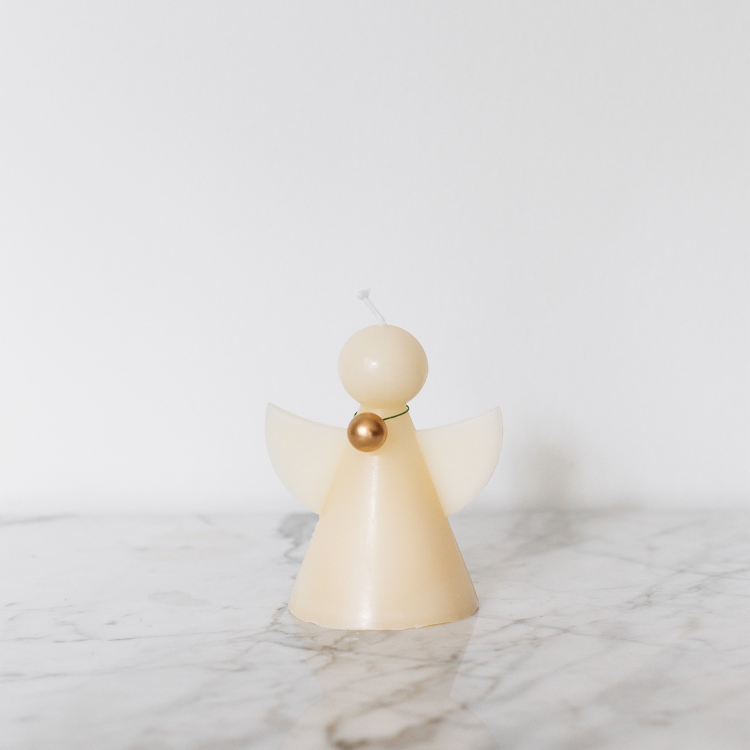 Beeswax Angel Candle