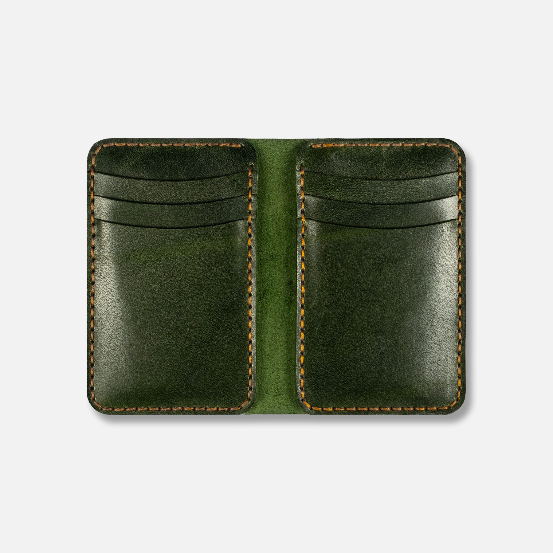 Vertical Leather Wallet Antique Series